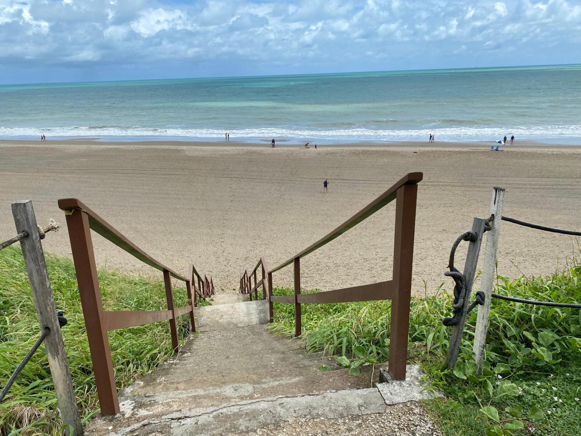 Atlantico Flat -207- Vista Ao Mar E Pe Na Areia Daire Natal Dış mekan fotoğraf
